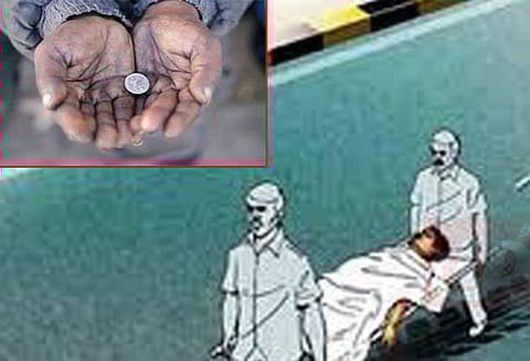 ‘பிச்சை’ கேட்டபோது வாக்குவாதம்: தள்ளிவிட்டதில், பஸ் சக்கரத்தில் சிக்கி தொழிலாளி சாவு; 2 பிச்சைக்காரர்கள் கைது