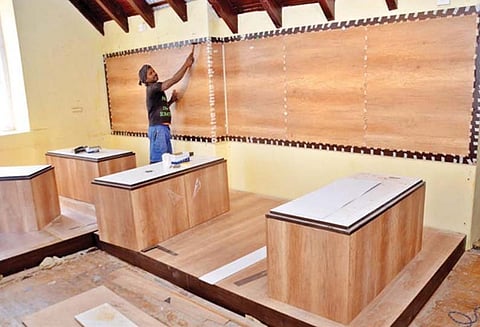 ரூ.50 லட்சத்தில் அருங்காட்சியகத்தை மேம்படுத்தும் பணி மும்முரம்