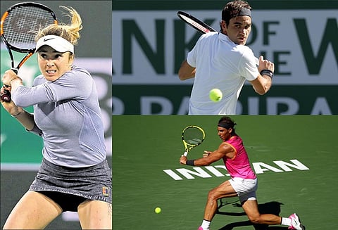 இன்டியன்வெல்ஸ் டென்னிசில் நடால், பெடரர் கால்இறுதிக்கு முன்னேற்றம்