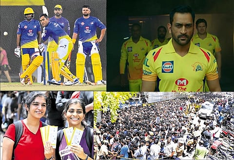 சென்னையில் 23-ந் தேதி நடைபெறும்: ஐ.பி.எல். தொடக்க ஆட்டத்துக்கான டிக்கெட் விற்பனை அமோகம் - ஒரே நாளில் விற்று தீர்ந்தது