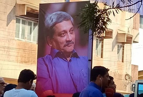 மனோகர் பாரிக்கர் உடல் இன்று முழு அரசு மரியாதையுடன் தகனம்