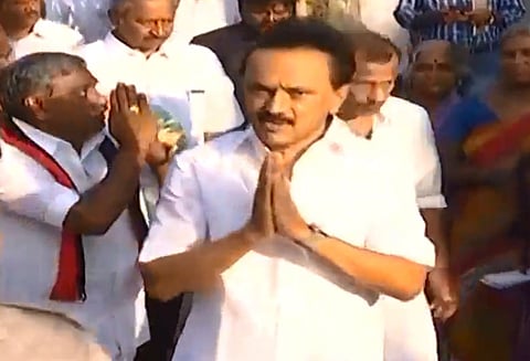 திருவாரூரில் தேர்தல் பிரசாரத்தை தொடங்கினார் திமுக தலைவர் மு.க ஸ்டாலின்