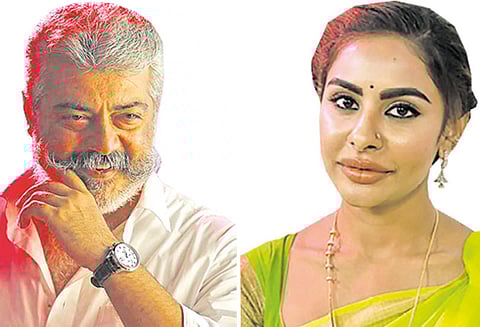 ‘எனது தலை, உங்கள் காலில் தல’ அஜித்தை பாராட்டிய ஸ்ரீரெட்டி