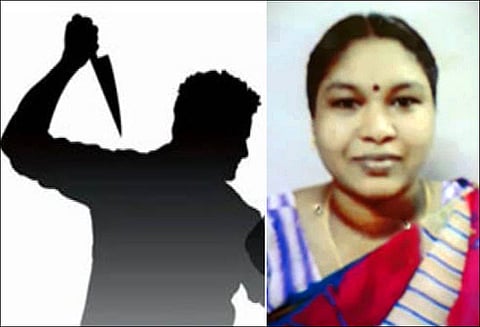 ஏணியில் கட்டி வைத்து கத்தியால் வெட்டி சித்ரவதை புதுச்சேரியில் உயிருடன் மனைவி எரித்துக் கொலை குடும்ப தகராறில் தொழிலாளி ஆத்திரம்