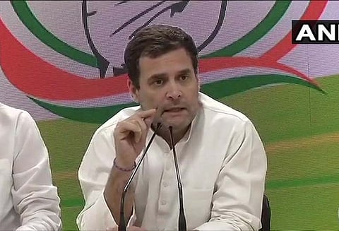 5 கோடி ஏழைக் குடும்பங்களுக்கு தலா ரூ.72 ஆயிரம் வங்கி கணக்கில் செலுத்தப்படும் - ராகுல்காந்தி வாக்குறுதி