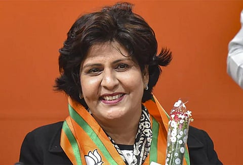 ஊனமுற்றோர் ஒலிம்பிக் தடகள வீராங்கனை தீபா மாலிக் பா.ஜனதாவில் இணைந்தார்