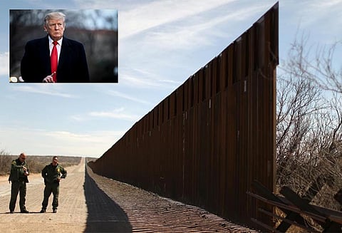 அமெரிக்க-மெக்சிகோ எல்லையில் எல்லைச் சுவர் கட்ட ரூ.6,900 கோடி நிதி - ராணுவ தலைமையகம் அங்கீகாரம்
