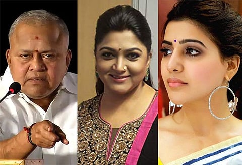 ராதாரவியை கண்டித்த குஷ்பு, சமந்தா