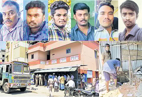 ஸ்ரீபெரும்புதூரில் விஷவாயு தாக்கி 6 பேர் சாவு தந்தை-மகன்கள் பலியான பரிதாபம்