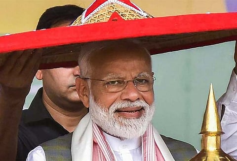 காங்கிரஸ் செய்த வரலாற்று தவறுகளை சரிசெய்யவே இந்த தேர்தல் - பிரதமர் நரேந்திர மோடி பிரசாரம்