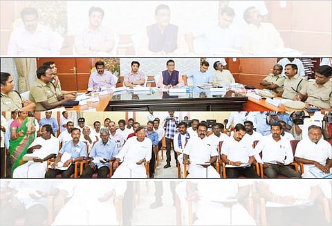 காஞ்சீபுரத்தில் நாடாளுமன்ற தேர்தல் ஆலோசனை கூட்டம் கலெக்டர் தலைமையில் நடந்தது