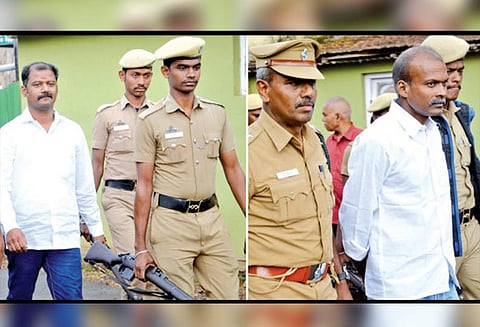 சாட்சியை மிரட்டிய வழக்கில் ஷயான், மனோஜ் கோர்ட்டில் ஆஜர்