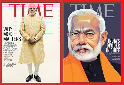 ‘இந்தியாவின் பிரித்தாளும் தலைவர்’ பிரதமர் மோடி விவகாரத்தில் ‘டோனை’ மாற்றிய டைம்...!