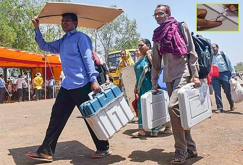 7 மாநிலங்களில் 59 நாடாளுமன்ற தொகுதிகளில் இன்று ஓட்டுப்பதிவு