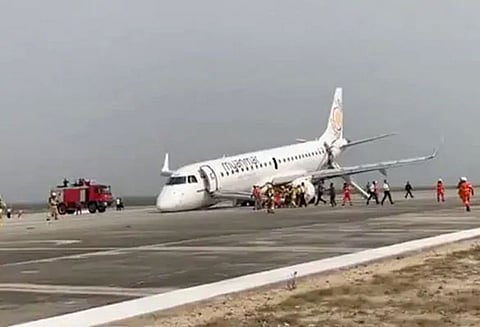 தரையிறங்கும் போது விமானத்தில் தொழில்நுட்ப கோளாறு: அதிர்ஷ்டவசமாக பெரும் விபத்து தவிர்ப்பு