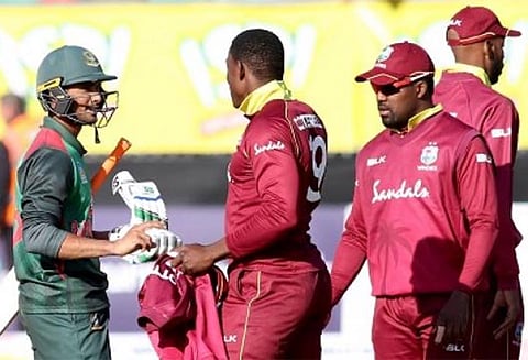 3 நாடுகள் கிரிக்கெட்: வெஸ்ட்இண்டீஸ் அணியை வீழ்த்தி வங்காளதேசம் இறுதிப்போட்டிக்கு தகுதி