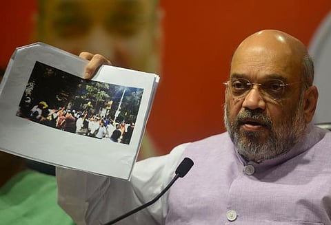 கொல்கத்தா வன்முறைக்கு திரிணாமுல் காங்கிரசே காரணம் : அமித்ஷா