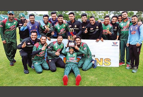 3 நாடுகள் கிரிக்கெட்: வெஸ்ட் இண்டீசை வீழ்த்தி வங்காளதேச அணி ‘சாம்பியன்’