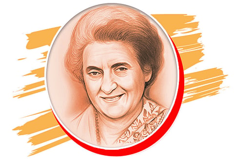 தைரியத்தால் உயர்ந்து நின்ற இந்திரா