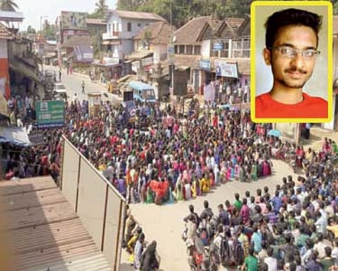 போலீசார் தன் மீது வழக்கு பதிந்ததால் மாணவர் தூக்குப்போட்டு தற்கொலை