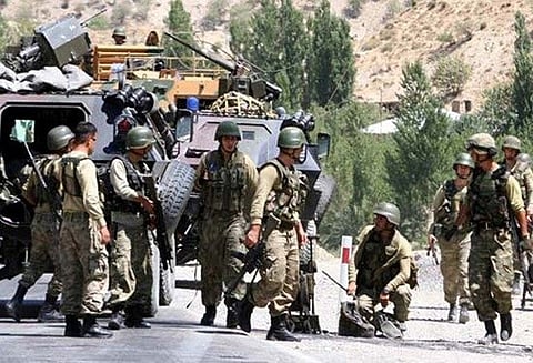 சிரியாவில் வான்வழி தாக்குதல்களில் 44 ஐ.எஸ். அமைப்பினர் பலி; துருக்கி ராணுவம் தகவல்