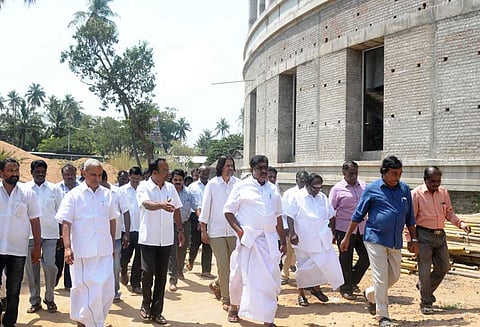 காமராஜர் மணிமண்டப பணிகள் 6 மாதத்துக்குள் முடிவடையும் அமைச்சர் நமச்சிவாயம் உறுதி