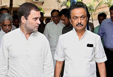 டெல்லியில் சோனியா- ராகுல்காந்தியுடன் மு.க.ஸ்டாலின் சந்திப்பு