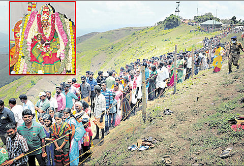 கேரள எல்லையில் அமைந்துள்ள கண்ணகி கோவிலில் சித்ரா பவுர்ணமி விழா