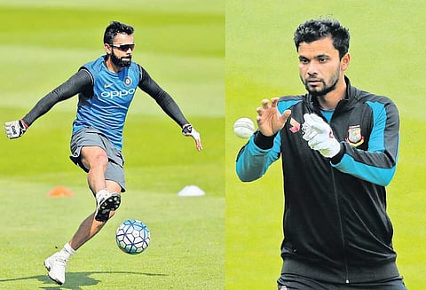 சாம்பியன்ஸ் கோப்பை 2–வது அரைஇறுதியில் இந்தியா–வங்காளதேசம் இன்று மோதல்