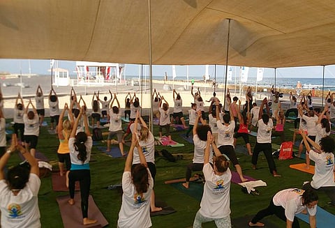 இஸ்ரேலில் சர்வதேச யோகா தினக் கொண்டாட்டம்
