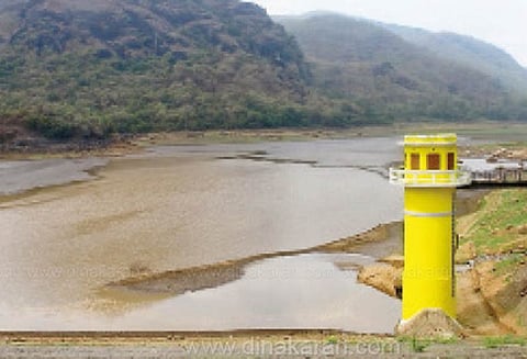 வறட்சியால் வறண்டு கிடந்த முக்கடல் அணையின் நீர்மட்டம் மைனஸ் 13 அடியாக உயர்வு