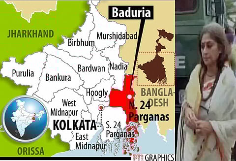 மேற்கு வங்கத்தில் மத கலவரம் ஏற்பட்ட பகுதிக்குள் பிரவேசிக்க முயற்சித்த அரசியல் கட்சியினர் தடுப்பு