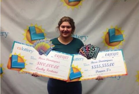 அமெரிக்காவில் ஒரே வாரத்தில் 2 லாட்டரிகளில் ரூ.4¼ கோடி பரிசு