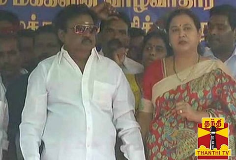 மக்கள் விரும்பாத திட்டங்களை தமிழகத்தில் செயல்படுத்தக் கூடாது கதிராமங்கலத்தில் பிரேமலதா விஜயகாந்த் பேச்சு