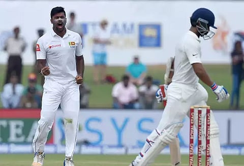 இலங்கைக்கு எதிரான டெஸ்ட்; இந்திய அணி 600 ரன்கள் குவித்தது