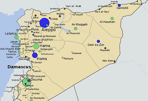 ஐஎஸ் படைகளை சுற்றி வளைத்தது சிரிய ராணுவம்