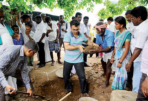 தூய்மை பாரத இயக்கத்தின் கீழ் 1 லட்சத்து 16 ஆயிரம் வீடுகளில் தனிநபர் கழிவறைகள் கட்டுவதற்கு இலக்கு