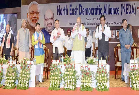 2018 இல் அனைத்து வட-கிழக்கும் பாஜகவுடனிருக்கும் - அமித் ஷா