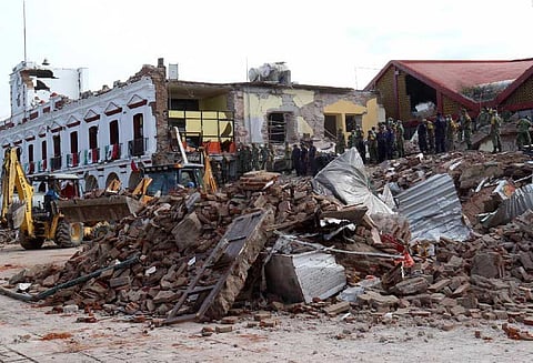 மெக்ஸிகோவில் ஏற்பட்ட பயங்கர நிலநடுக்கம்: பலி எண்ணிக்கை 60 ஆக உயர்வு