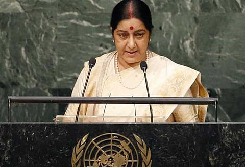 பாரிஸ் பருவகால மாற்றம் ஒப்பந்தத்தையும் கடந்து செயல்பட இந்திய தயார் - சுஷ்மா