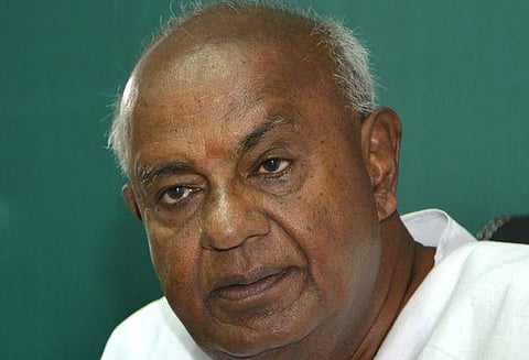 கர்நாடகத்தில் ஜனதா தளம்(எஸ்) ஆட்சியை பிடிப்பது உறுதி தேவேகவுடா பேச்சு