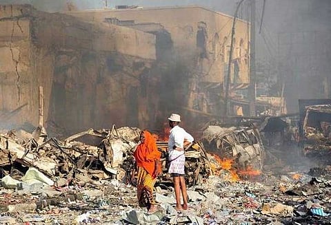 சோமாலியாவில் கொடூரம்: வெடி குண்டு தாக்குதலில் 276 பேர் பலி, 300 பேர் காயம்