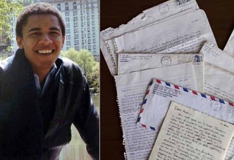 இளம் வயதில் ஓபாமா தனது காதலிக்கு உருகி உருகி வர்ணித்து எழுதிய காதல் கடிதம்