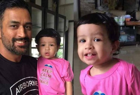 அம்பலப்புழே உன்னிக் கண்ணணோடு... மலையாள பாடலை பாடியது டோனி மகள் தானா?