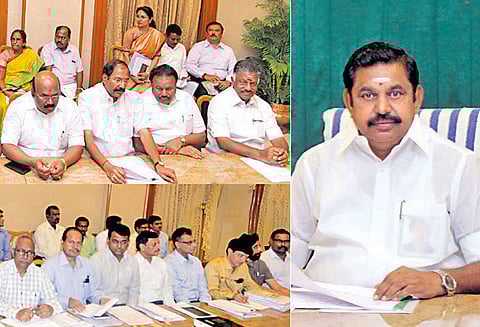 முதல்-அமைச்சர் தலைமையில் ஆலோசனை கூட்டம் வெள்ள நிவாரண பணிக்கு தீவிர நடவடிக்கை