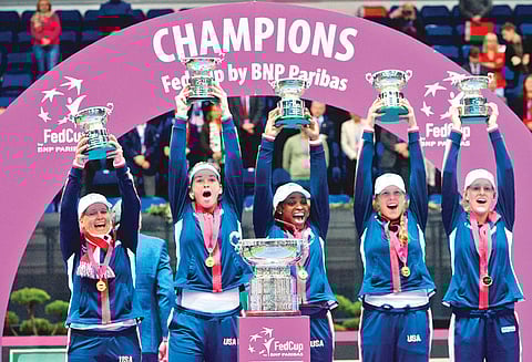பெட் கோப்பை டென்னிஸ் அமெரிக்க அணி 18-வது முறையாக ‘சாம்பியன்’