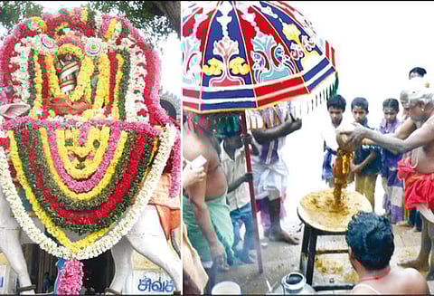 கண்ணாயிரமுடையார் கோவிலில் தீர்த்தவாரி திரளான பக்தர்கள் புனித நீராடினர்