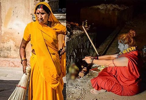 கணவனின் ரத்தத்தை குடித்து கொலை செய்த மனைவி சூனியக்காரி என குற்றசாட்டு