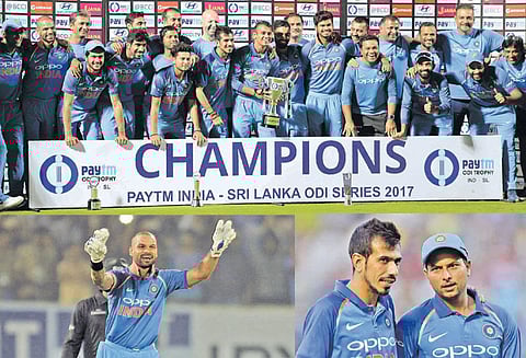 இலங்கைக்கு எதிரான கடைசி ஒரு நாள் போட்டியில் இந்தியா எளிதில் வெற்றி