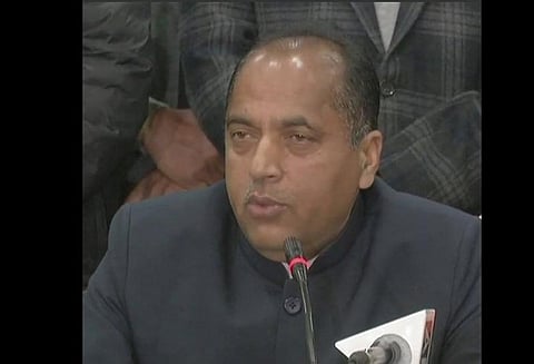 இமாசல பிரதேசத்தில் பா.ஜனதா முதல்-மந்திரியாக ஜெய்ராம் தாகூர் தேர்வு செய்யப்பட்டார்